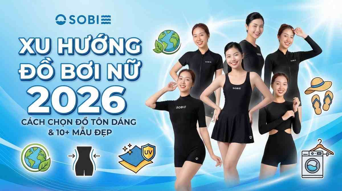 Xu Hướng Đồ Bơi Nữ 2026: Cách Chọn Đồ Tôn Dáng & 10+ Mẫu Đẹp