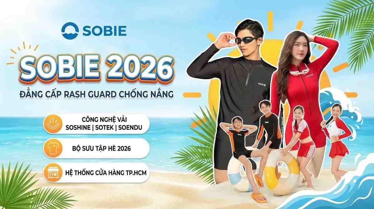Thương Hiệu Đồ Bơi SOBIE 2026: Đẳng Cấp Rash Guard Chống Nắng