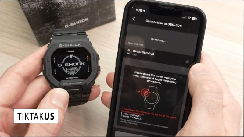 Cách chỉnh giờ tự động qua Bluetooth cho các dòng G-Shock mới