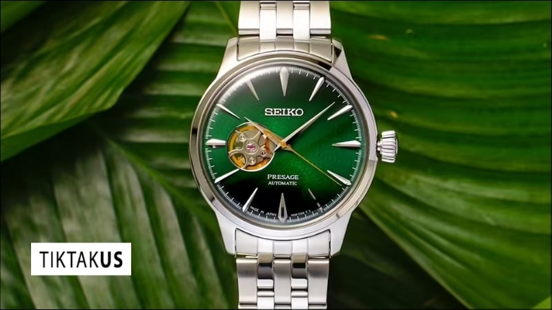 eiko Presage Cocktail Time mặt xanh lục bảo