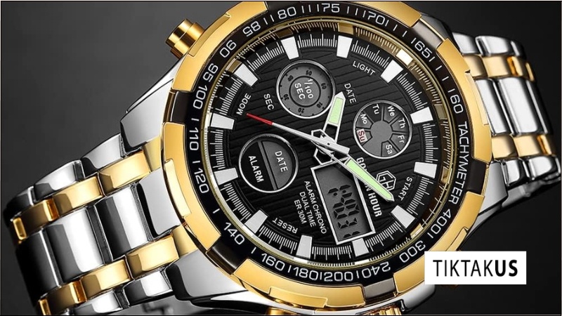 Kiểu dáng Digital-Analog đa năng (Golden Hour GH-1312)