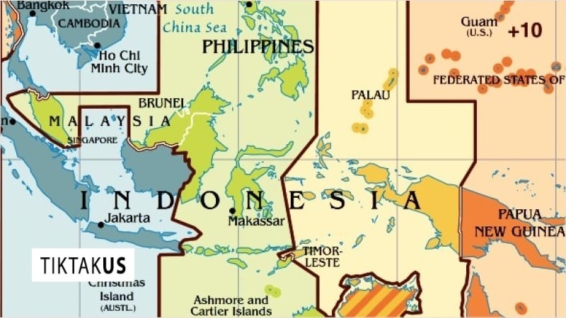 Múi giờ indonesia so với việt nam