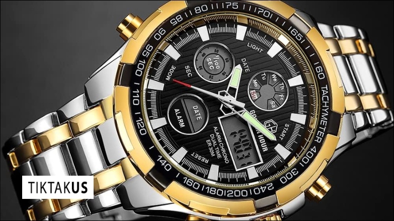 Yếu tố đáng chú ý nhất về chất lượng là bộ máy trên đồng hồ Golden Hour.