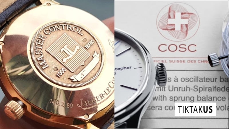 So sánh chứng nhận METAS và COSC