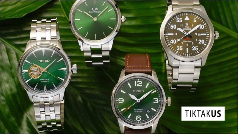 Nhóm màu chế khắc (hành Mộc): Xanh lá cây