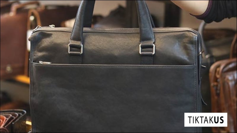 Cặp da công sở chất liệu da thật bền bỉ