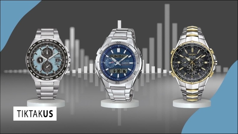 Đồng hồ Radio Controlled và GPS Solar