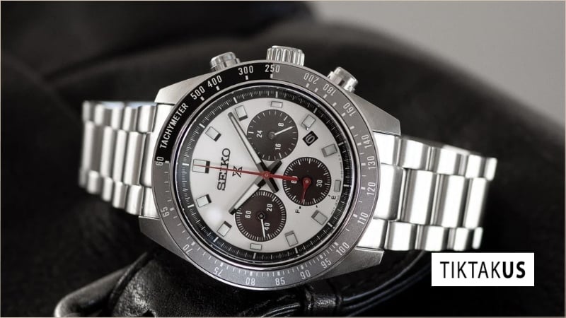 Đồng hồ nam Seiko Prospex Chronograph Speedtimer Solar size 41.5mm - SSC911P1 - SSC911 panda