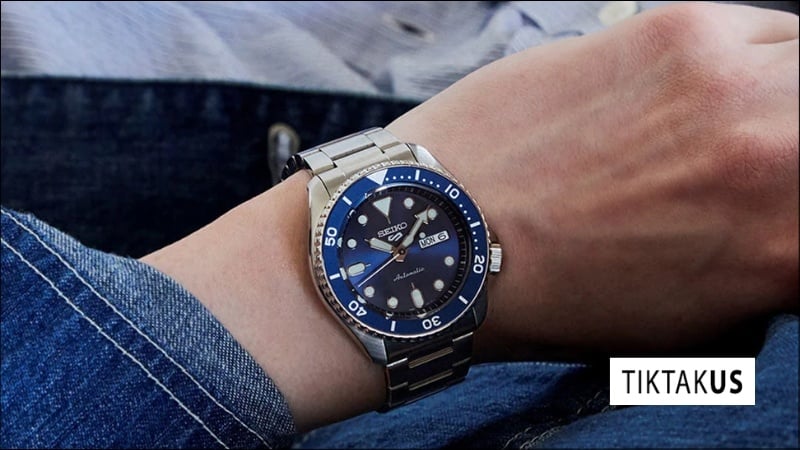 Đồng hồ nam Seiko 5 Sport automatic GMT SSK003J1 dây Jubilee Made in Japan SSK003