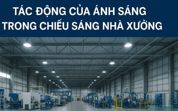 TÁC ĐỘNG CỦA ÁNH SÁNG TRONG CHIẾU SÁNG NHÀ XƯỞNG