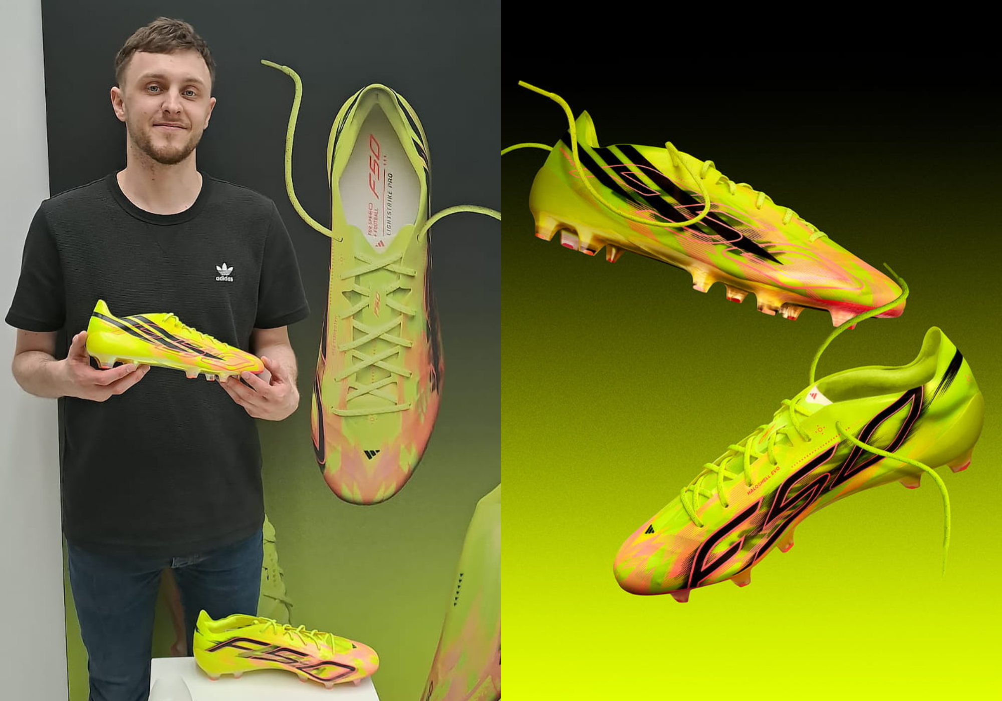 Khám phá adidas F50 Hyperfast EVO: Đôi giày nhẹ nhất lịch sử World Cup