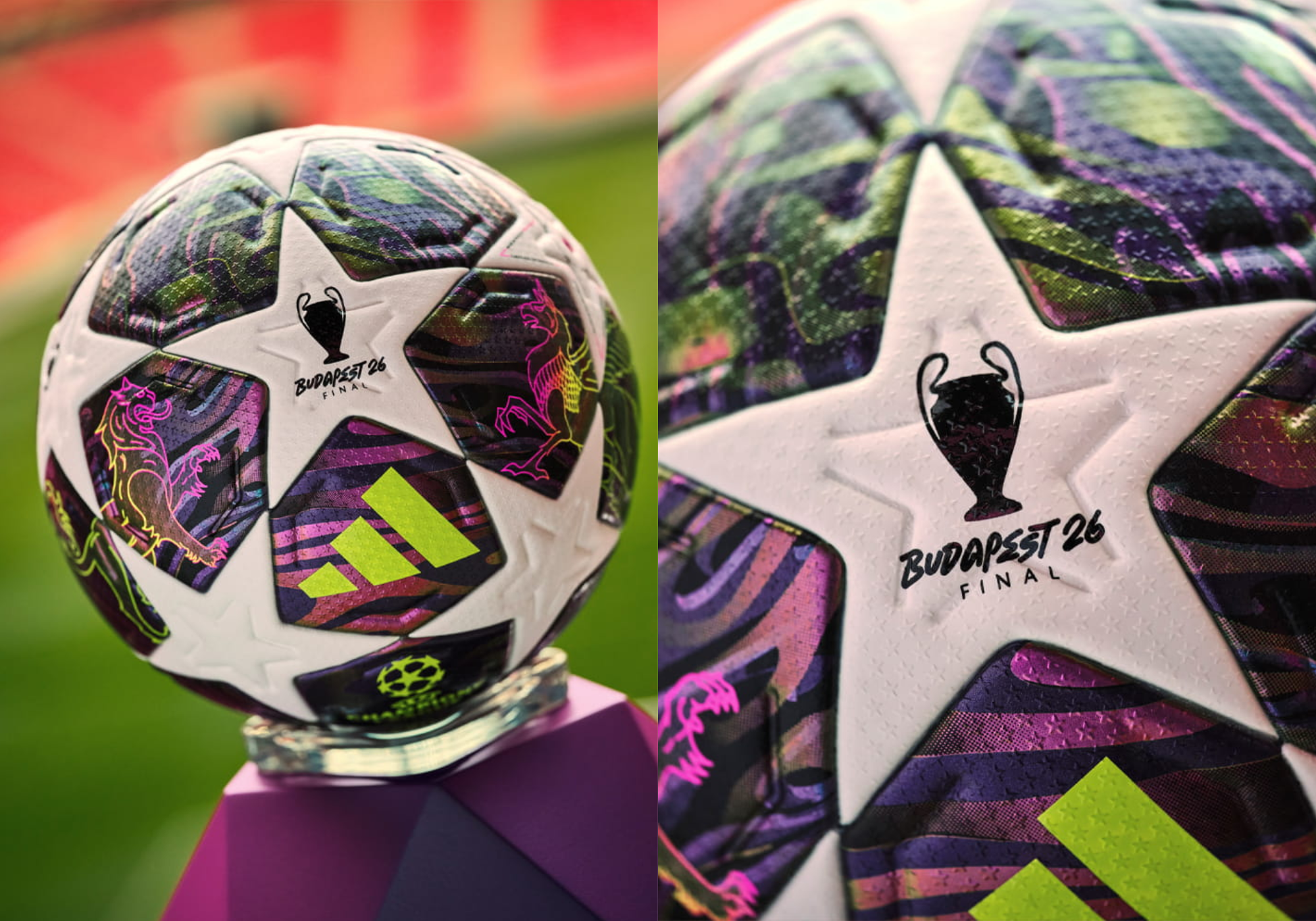 adidas trình làng quả bóng trận Chung kết UEFA Champions League 2026