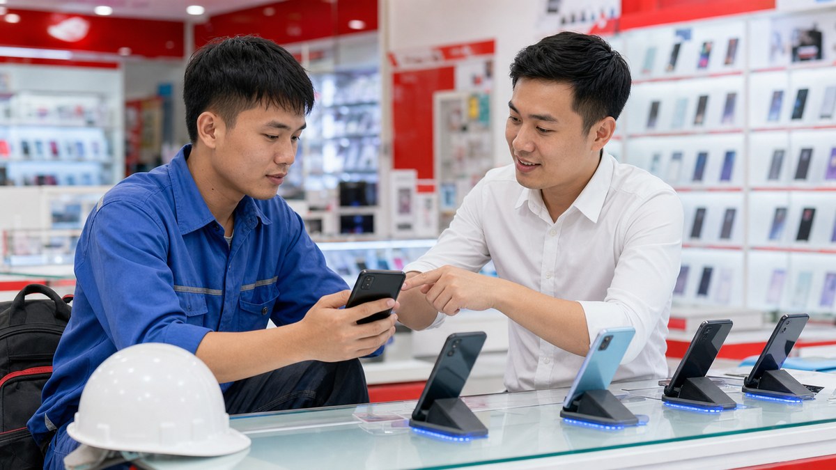 Cửa Hàng Điện Thoại Gần KCN Tràng Duệ Uy Tín, Giá Tốt Cho Anh Em Công Nhân
