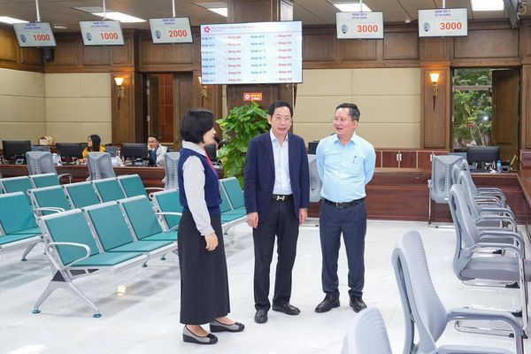 Hệ thống xếp hàng tự động QMS GoodM tại TTHCC Hải An