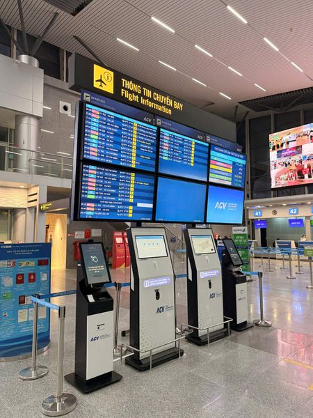KIOSK TRA CỨU THÔNG TIN ĐƯỢC TRIỂN KHAI TẠI SÂN BAY