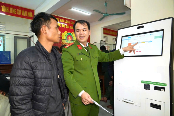 Triển khai hệ thống kiosk dịch vụ công cho Cơ quan Công an xã Mường Xén