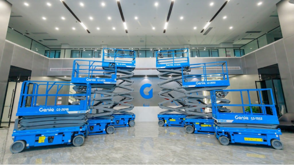 Khái niệm Xe nâng người cắt kéo Genie