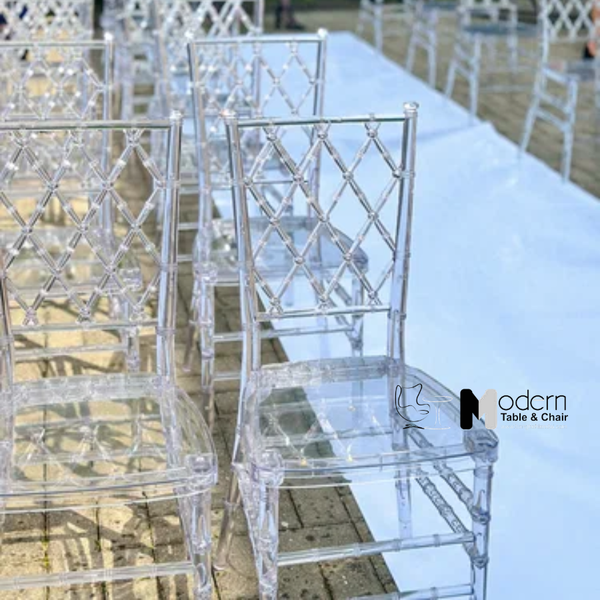 Ghế tiệc cưới nhựa đúc trong suốt TIFFANY&nbsp;2A-PC