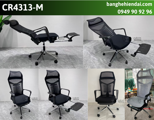 Ghế làm việc lưng lưới nệm vải lưới CR4313-M