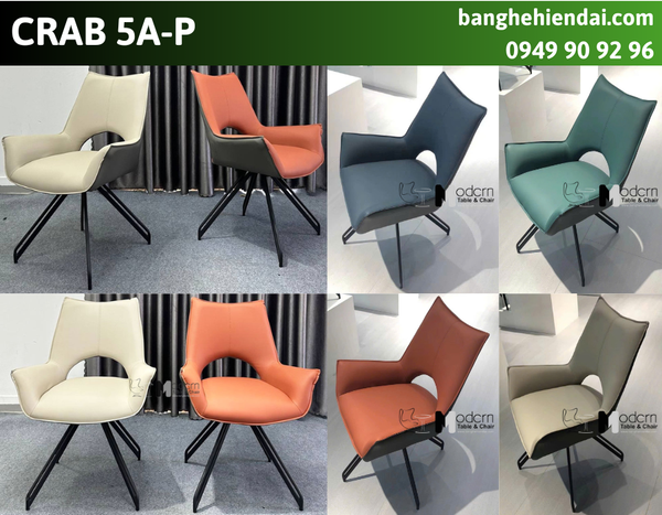 Ghế ăn thân xoay có tay vịn CRAB 5A-P