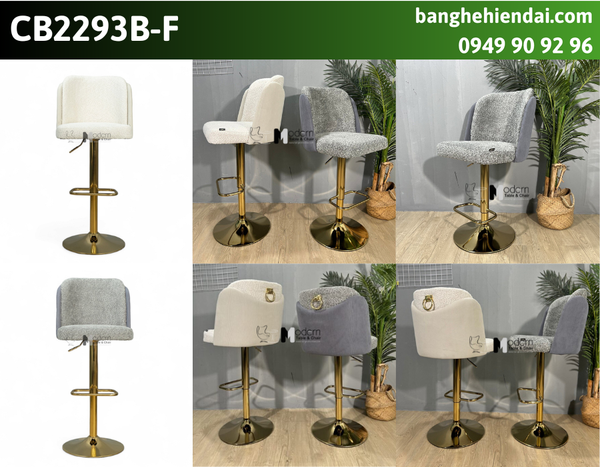 Ghế đảo bếp nệm vải hai lớp CB2293B-F