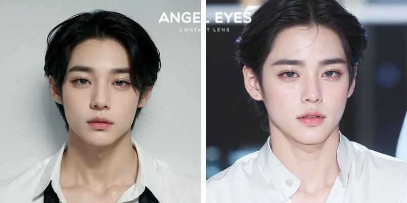 Con trai đeo lens chất liệu acuvue mang lại sự thoải mái cao