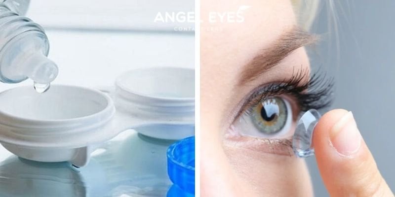 Nên ngâm lens trên 4 tiếng trước khi sử dụng