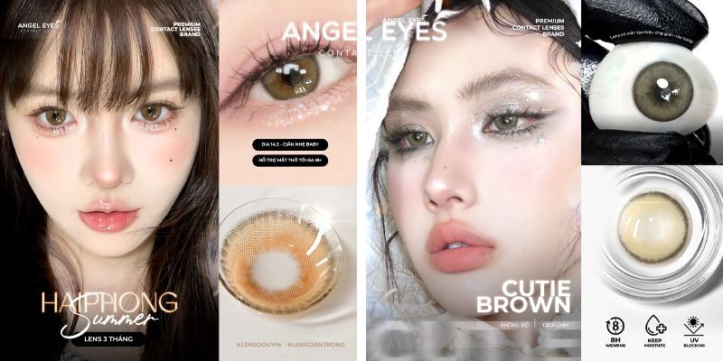 Kính áp tròng Polyhema hạn chế tối đa tình trạng khô mắt