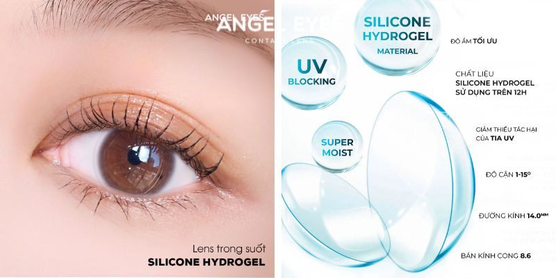 Kính Áp Tròng Silicone Hydrogel mang đến sự thoải mái tức thì