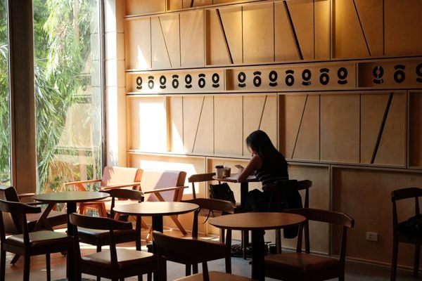 khong gian The Coffee House Xuan La Tay Ho Ha Noi