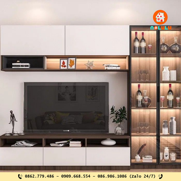 Kệ tivi hiện đại: Nên chọn kiểu treo tường hay kệ đứng?