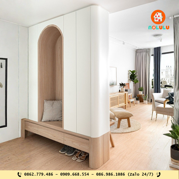 🏠 Tủ Giày Full Trần Tích Hợp Vách Ngăn – Giải Pháp Tiết Kiệm Diện Tích Cho Căn Hộ Nhỏ