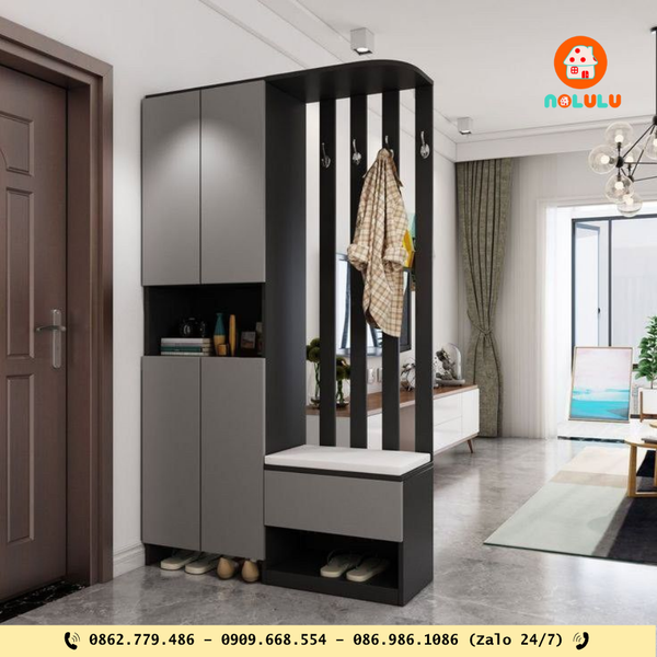 🏠 Tủ Giày Full Trần Tích Hợp Vách Ngăn – Giải Pháp Tiết Kiệm Diện Tích Cho Căn Hộ Nhỏ
