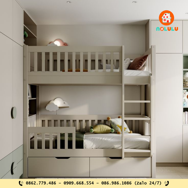 🧸 Giường tầng trẻ em – vừa ngủ vừa chơi an toàn & sáng tạo