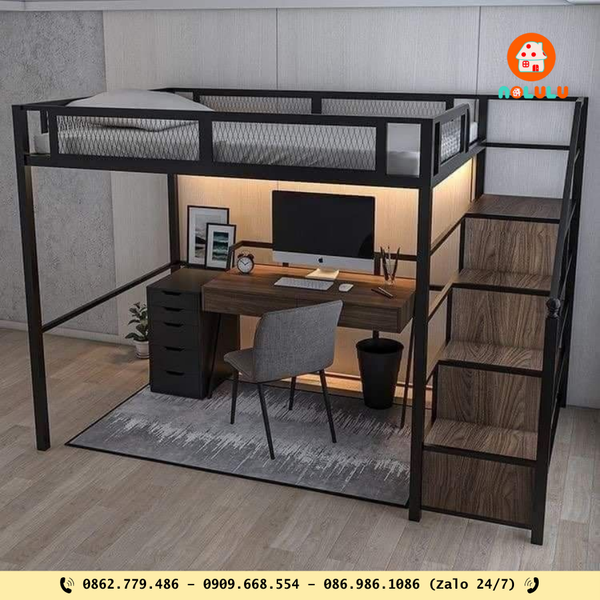 Giường Tầng Sắt Nolulu – Giải Pháp Hoàn Hảo Cho Không Gian Nhỏ