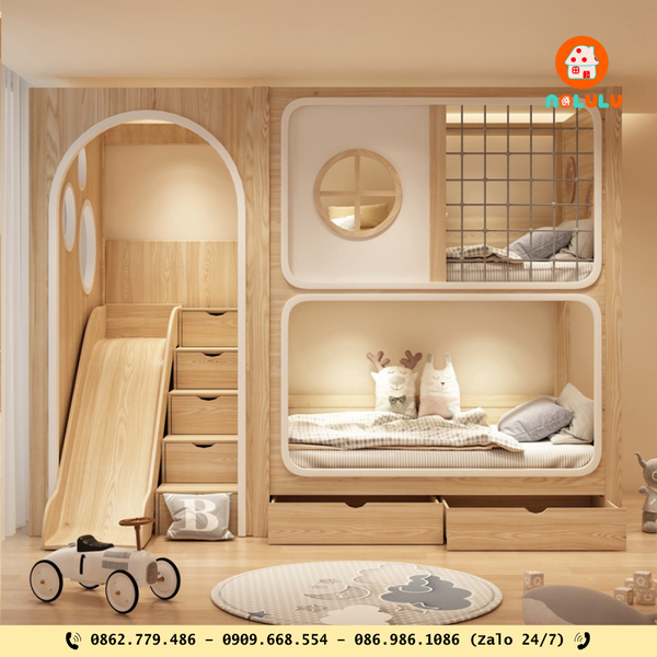 Xu hướng thiết kế giường tầng 2026 – Giường tầng trẻ em hiện đại, thông minh & an toàn cho không gian sống của bé