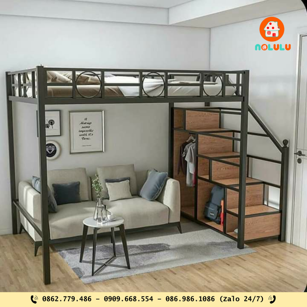Giường Tầng Sắt Nolulu – Giải Pháp Hoàn Hảo Cho Không Gian Nhỏ