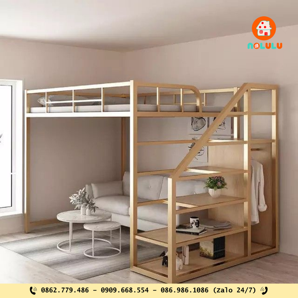 Giường Tầng Sắt Nolulu – Giải Pháp Hoàn Hảo Cho Không Gian Nhỏ