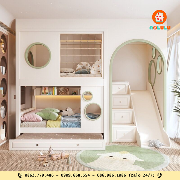 Xu hướng thiết kế giường tầng 2026 – Giường tầng trẻ em hiện đại, thông minh & an toàn cho không gian sống của bé