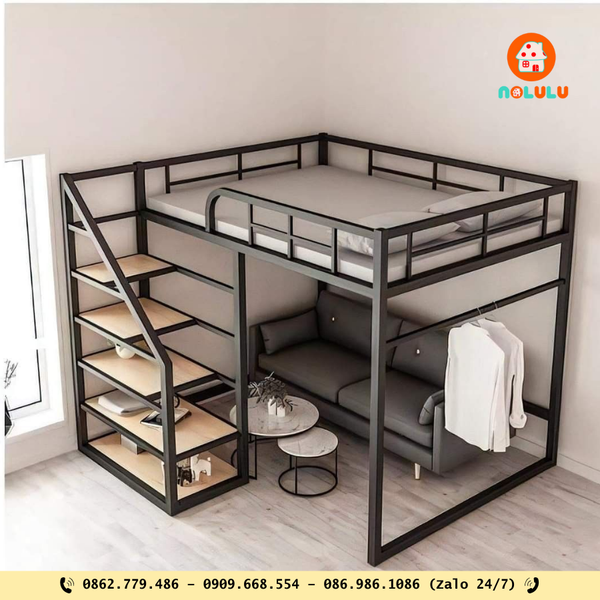Giường Tầng Sắt Nolulu – Giải Pháp Hoàn Hảo Cho Không Gian Nhỏ
