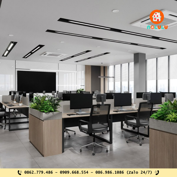 Thiết Kế Và Thi Công Văn Phòng Hiện Đại: Tối Ưu Không Gian – Nâng Tầm Hiệu Suất Làm Việc