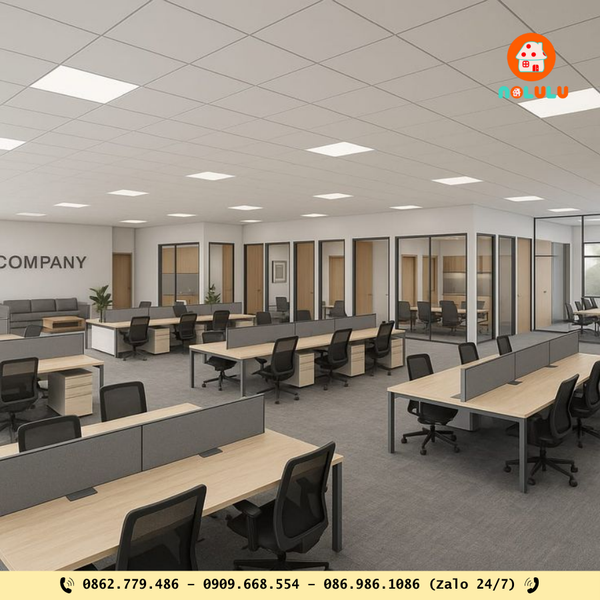 Thiết Kế Và Thi Công Văn Phòng Hiện Đại: Tối Ưu Không Gian – Nâng Tầm Hiệu Suất Làm Việc