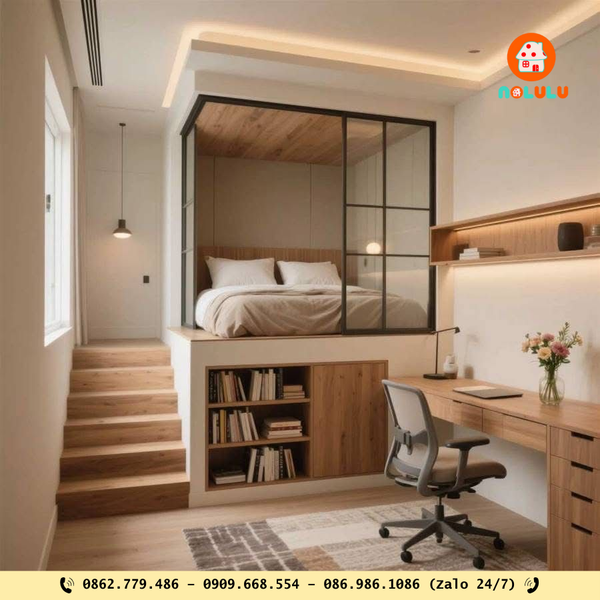 Làm gác xép - Giải pháp đơn giản tiết kiệm diện tích và chi phí