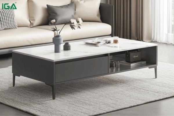 bàn trà màu vân đá - GP296