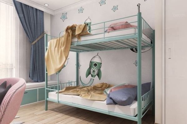 Giường 2 tầng bằng sắt chắc chắn