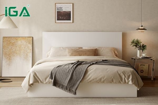 Chọn đúng kích thước giường giúp phòng ngủ cân đối, hài hòa