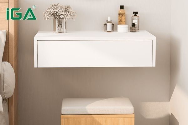 Bàn làm việc mini treo tường nhỏ gọn cho phòng ngủ