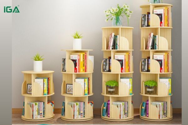 cách bố trí kệ sách trong phòng ngủ