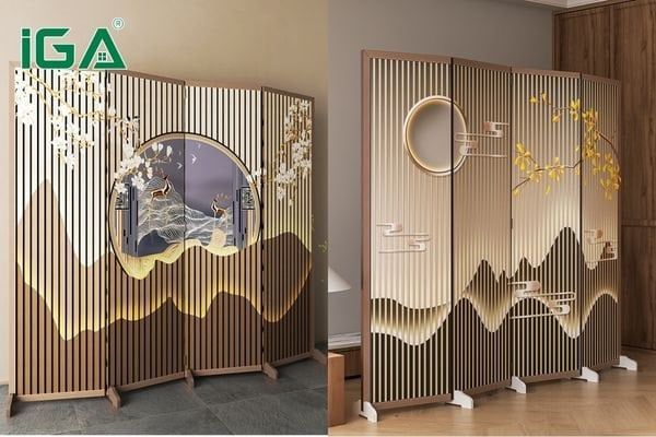 Kích thước vách bình phong GP392