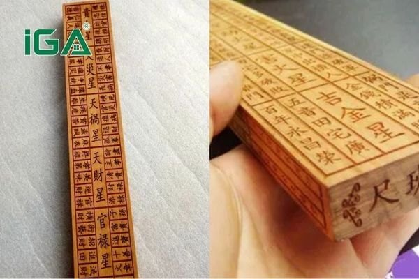 Thước Lỗ Ban 42,9cm thường được dùng đo nội thất